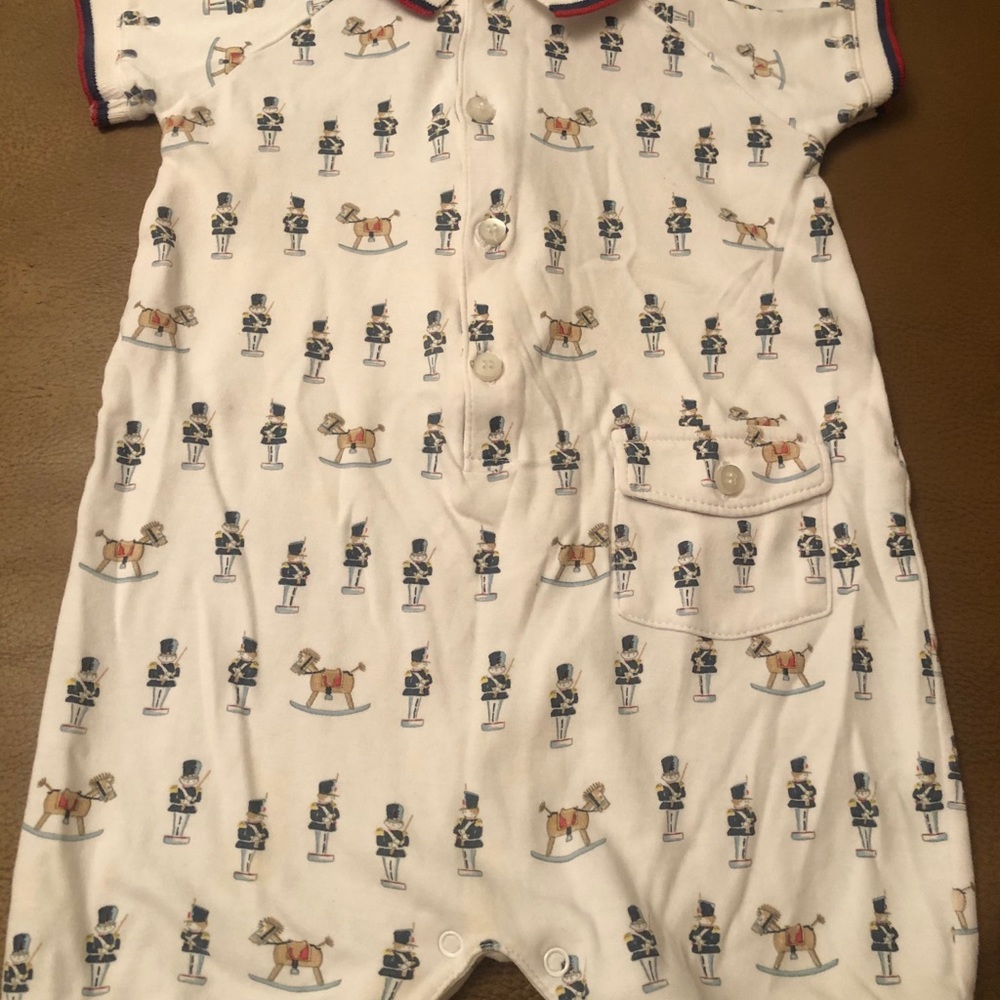 Like New! Baby Cottons ShortSleeve Soldiers 12mo